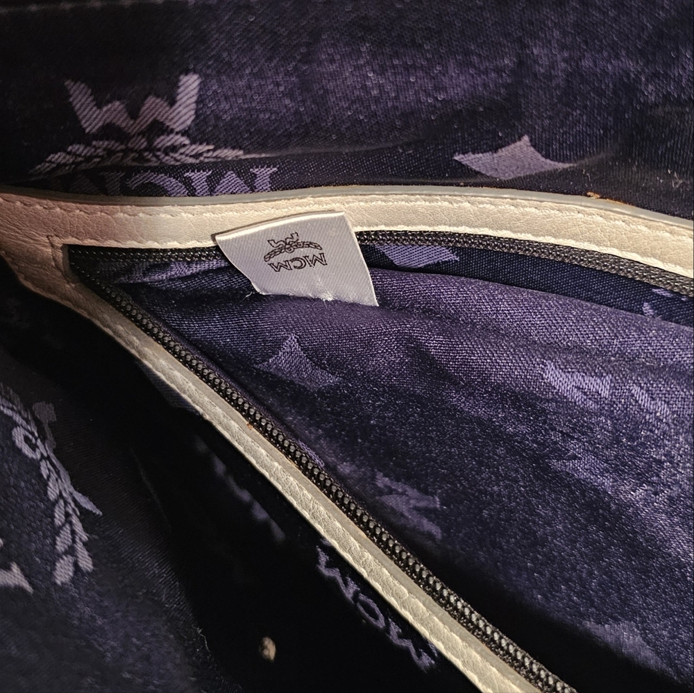 MCM Oversized Studded Clutch Pouch /Ipad Case - Picture 6 of 12